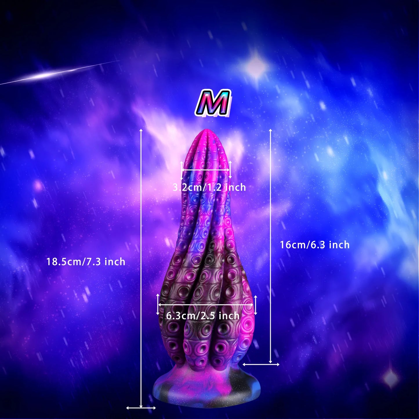 Octopus Tentacle Butt Plug - Dual Vaginal & Anal Dilator