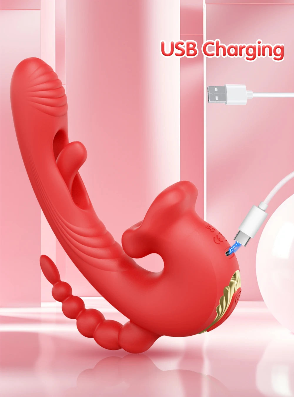 APP-Controlled Tapping Vibrator for G-Spot & Clitoris