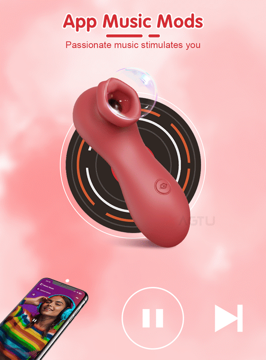 App-Controlled Clitoral Sucker with Vibration & Nipple Stimulation