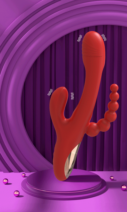 Tapping Flapping Rabbit Vibrator with G-Spot & Anal Stimulation