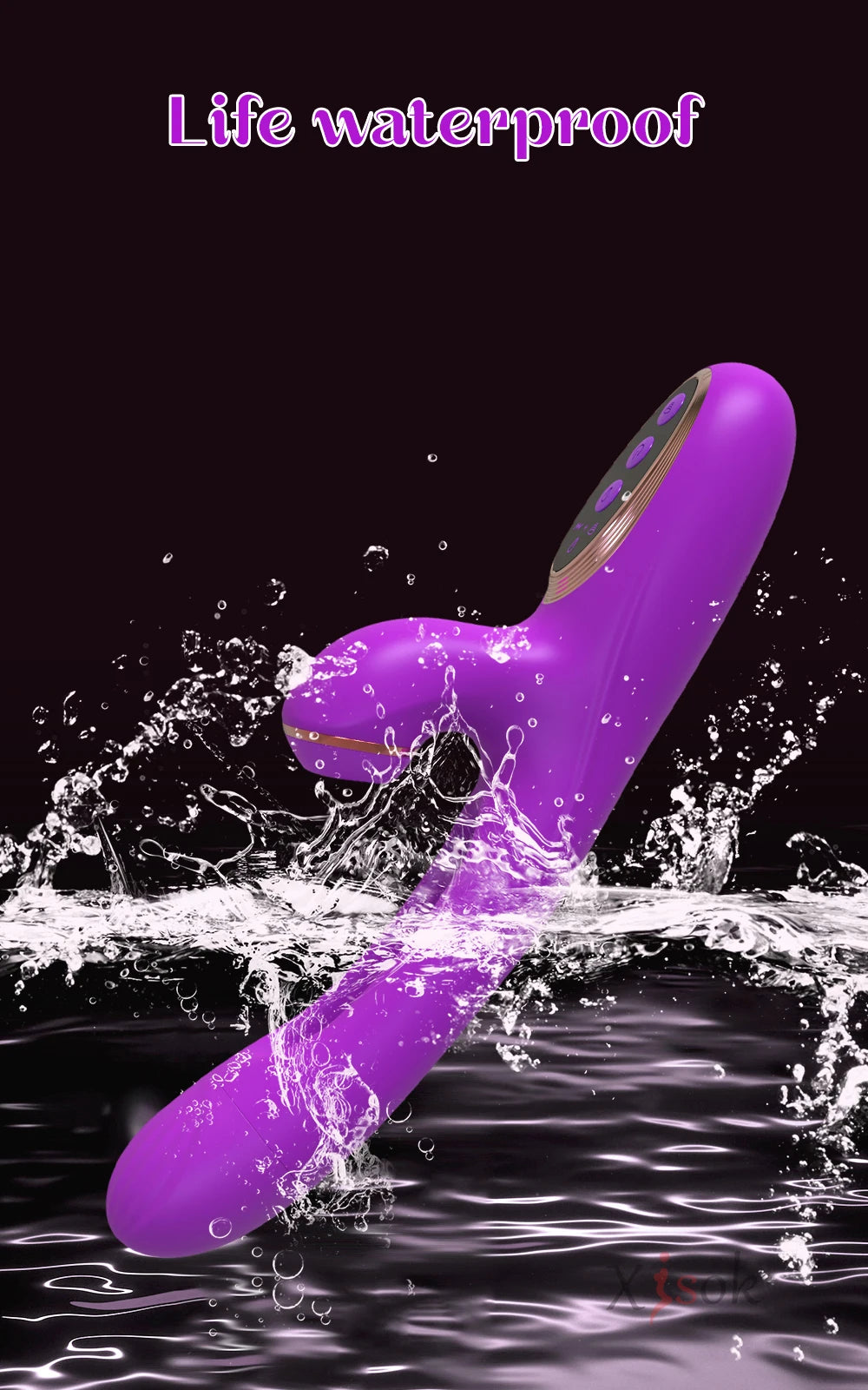 Tapping Flapping Vagina Vibrator & Clit Sucker Rabbit