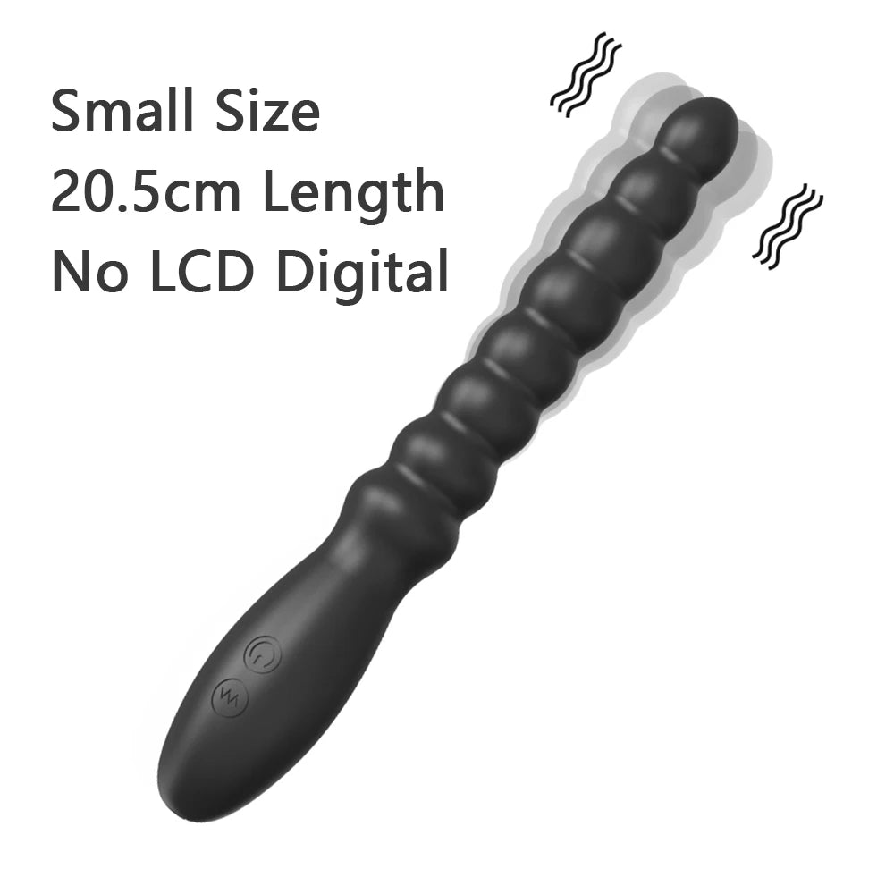 Anal Beads & Butt Plug with LED Screen for G-Spot Stimulation