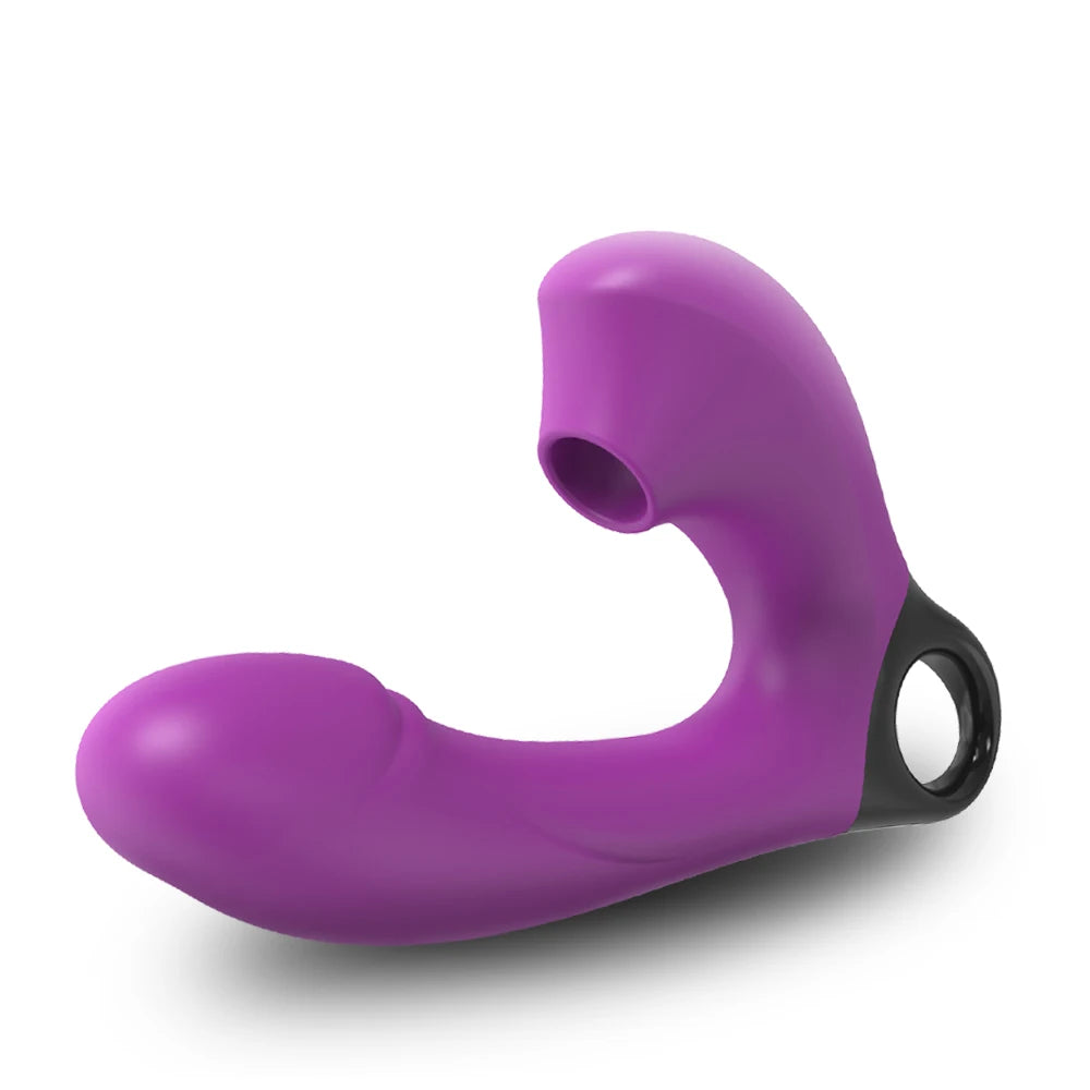 Dual-Action Clit Sucker and G-Spot Vibrator