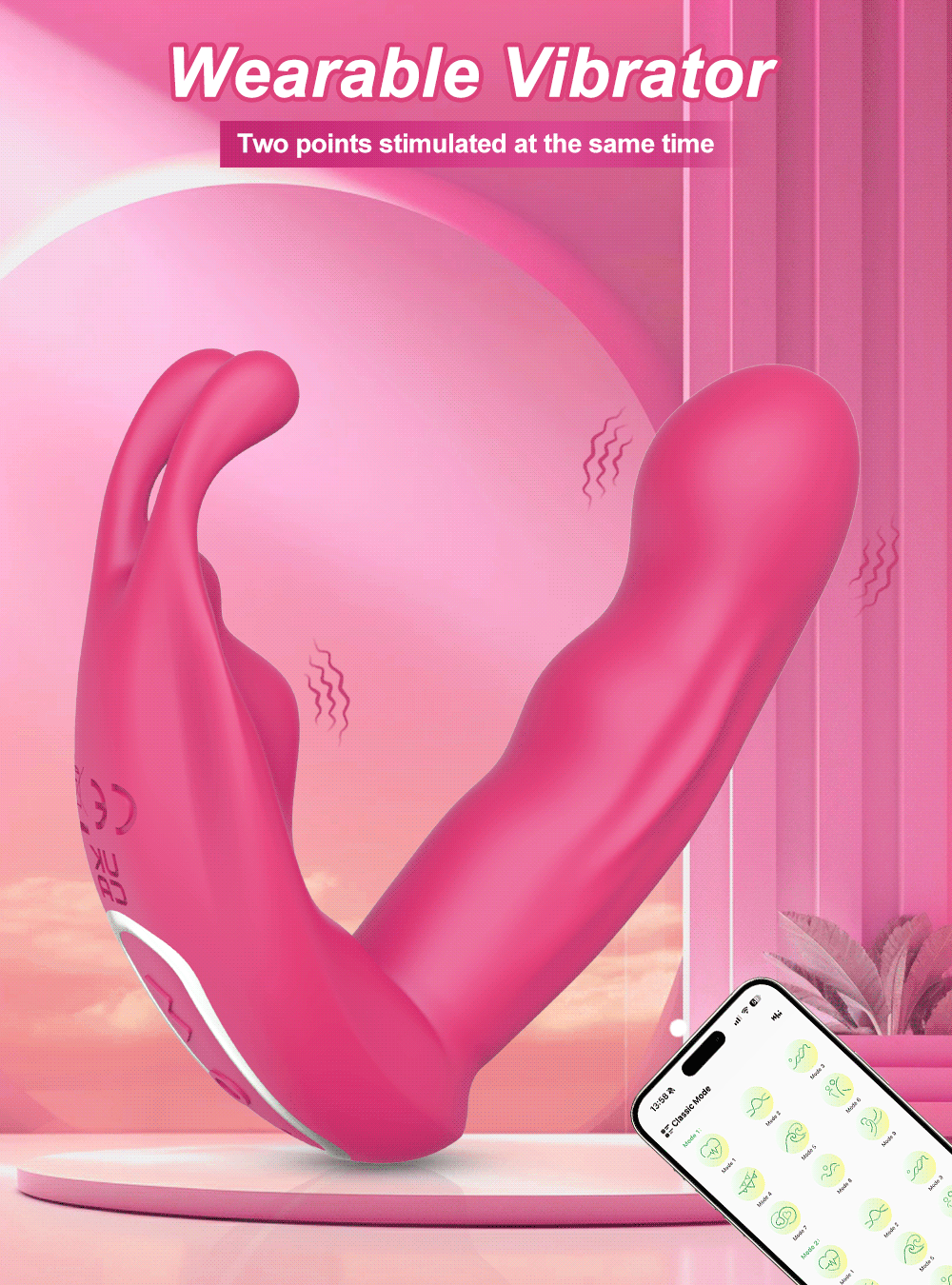 APP Control Thrusting Dildo: Rotating Telescopic G-Spot Massager