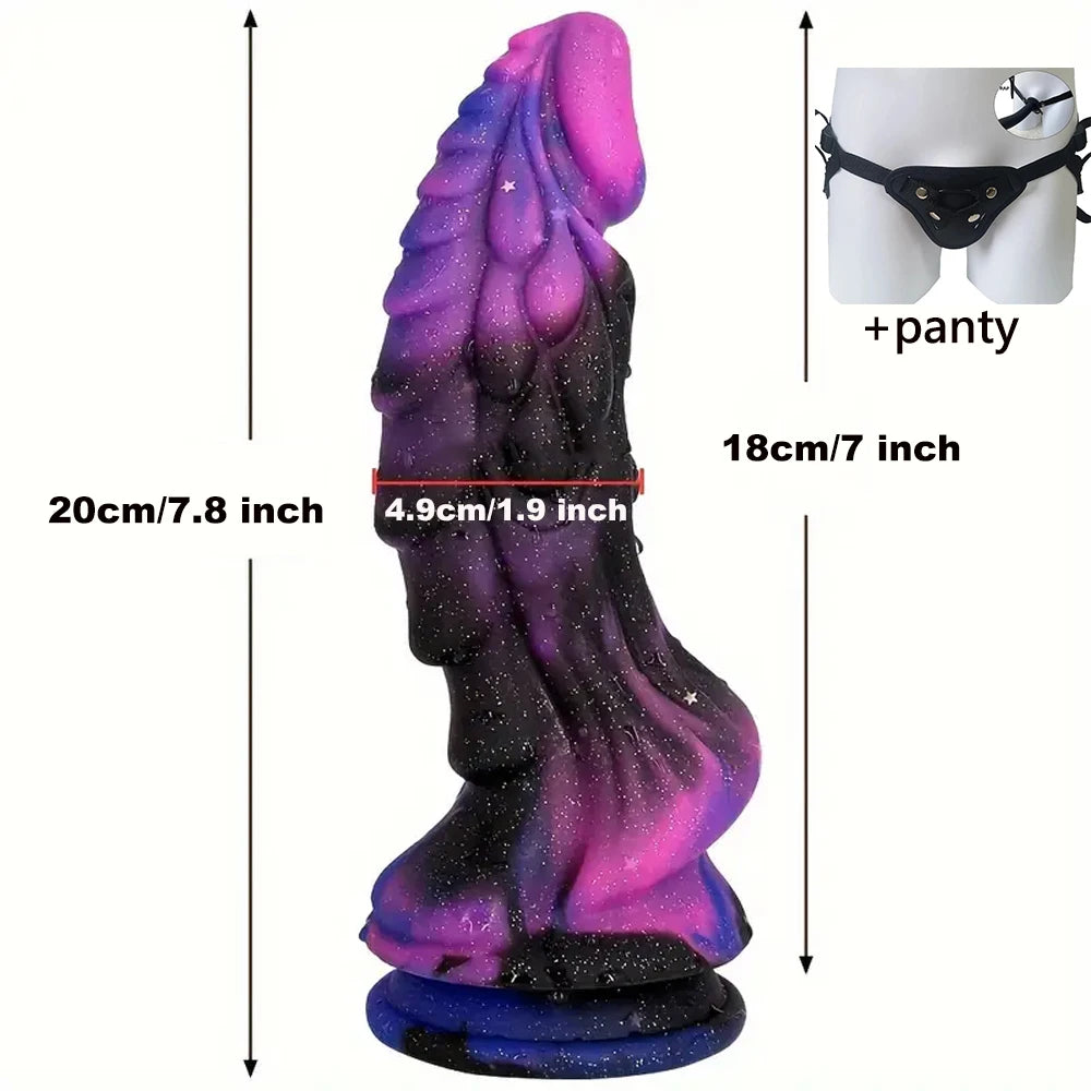 Fantasy Dragon Dildo with Strong Suction Base