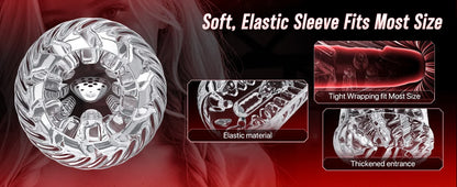 AI Sync Automatic Thrusting Rotation Male Masturbator with LCD Display