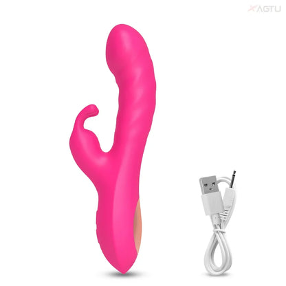 Powerful 2-in-1 Rabbit Vibrator for Clit and G-Spot