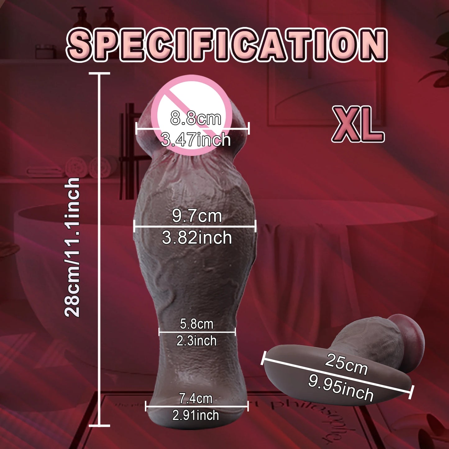 Anal Plug & Realistic Dildo - Dual Pleasure