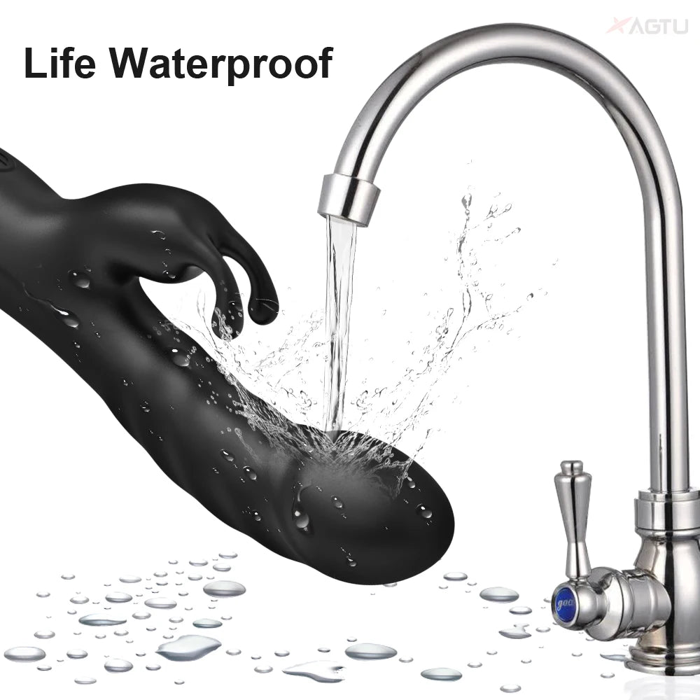 10-Speed Rabbit Vibrator: G-Spot & Clitoris Stimulator