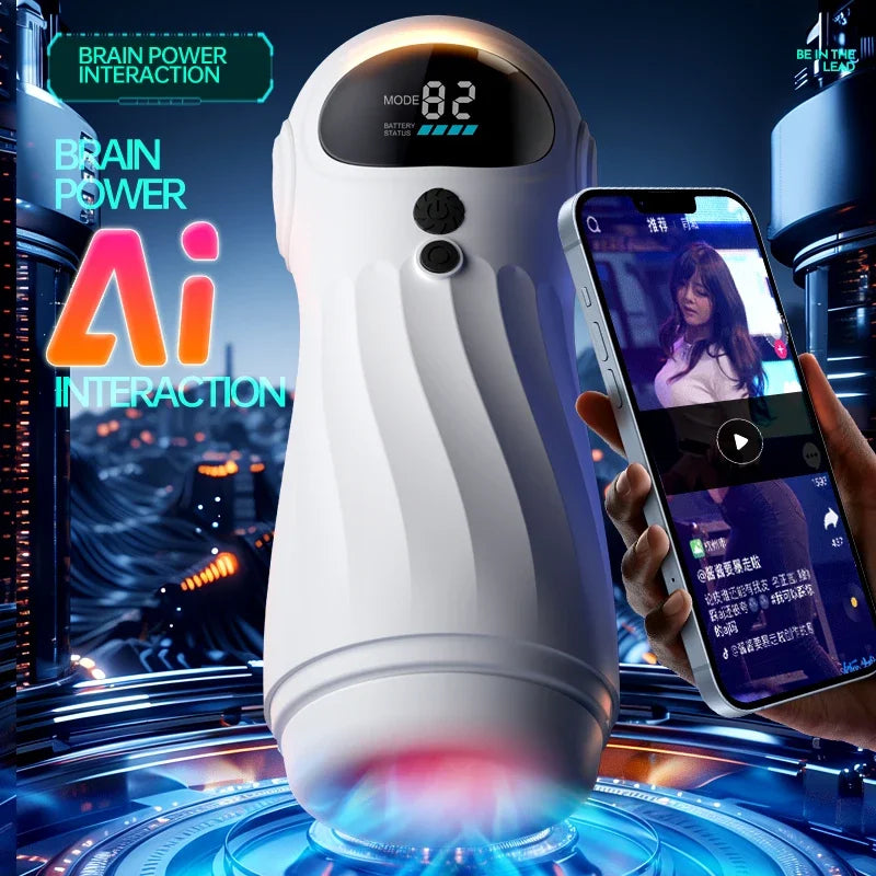 Automatic Sucker Male Masturbator with 9 Vibration & 4 Suction Modes