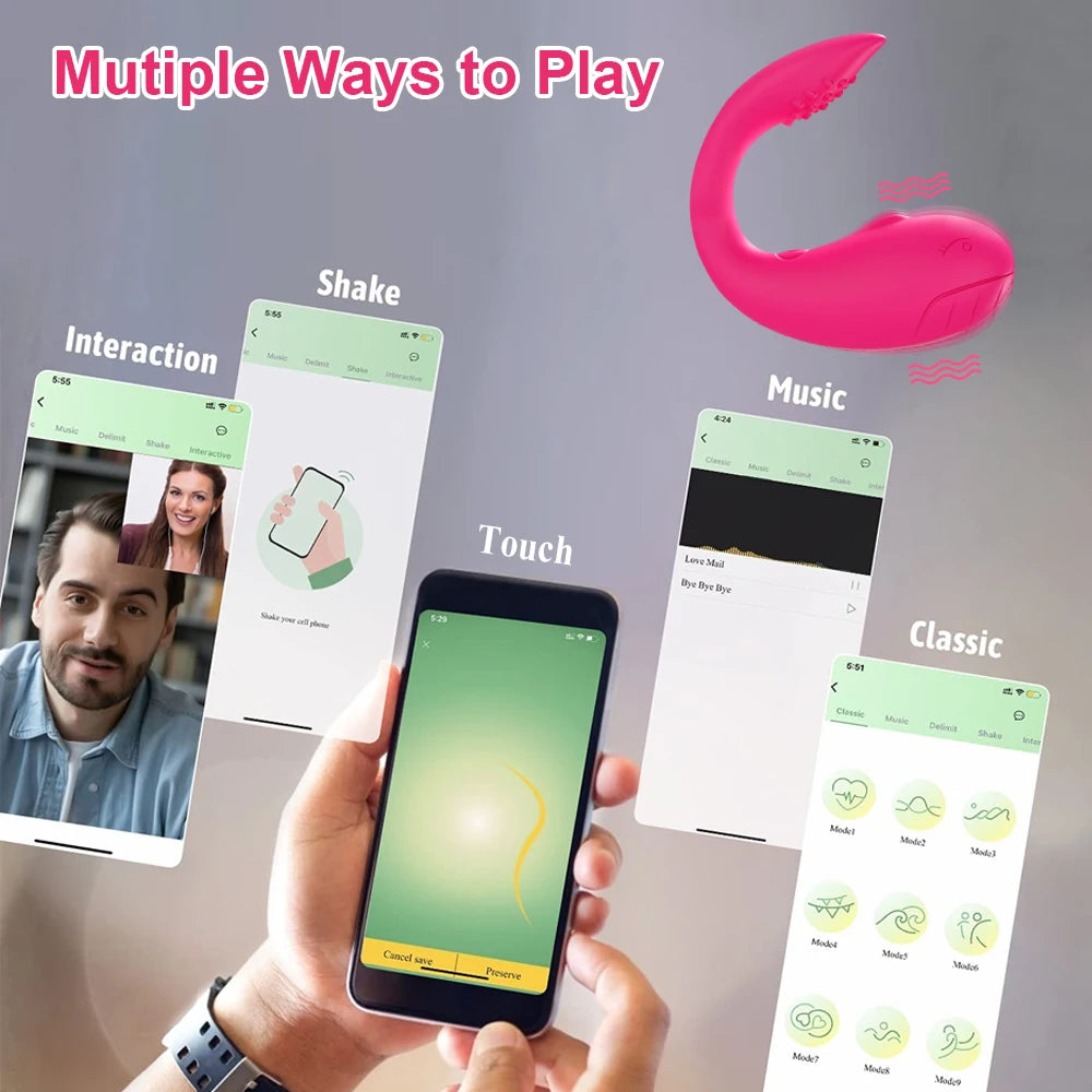 APP-Controlled Wearable Love Egg for Interactive Couples Play