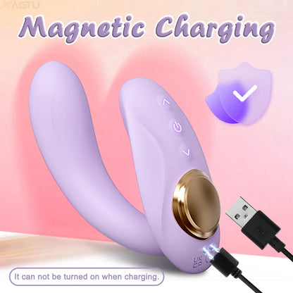 APP-Controlled 2-in-1 Wearable Dildo for G-Spot & Clit