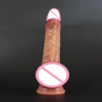 Sliding Foreskin Dildo - Big Realistic Cock for Anal & Solo Play
