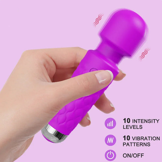 Wand Vibrator for Clitoral Breast & Nipple Massage