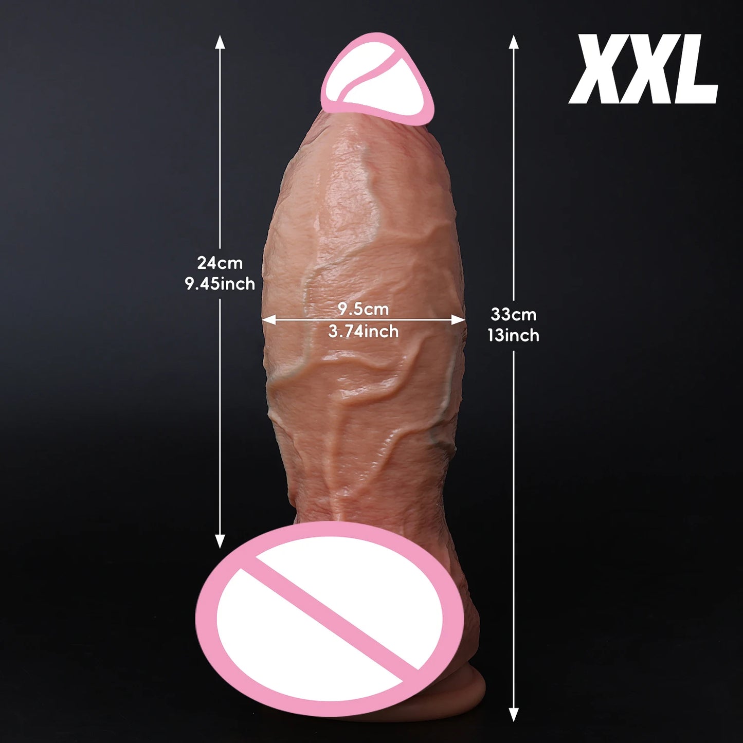 XXL Huge Dildo for Anal Penetration & Stretching