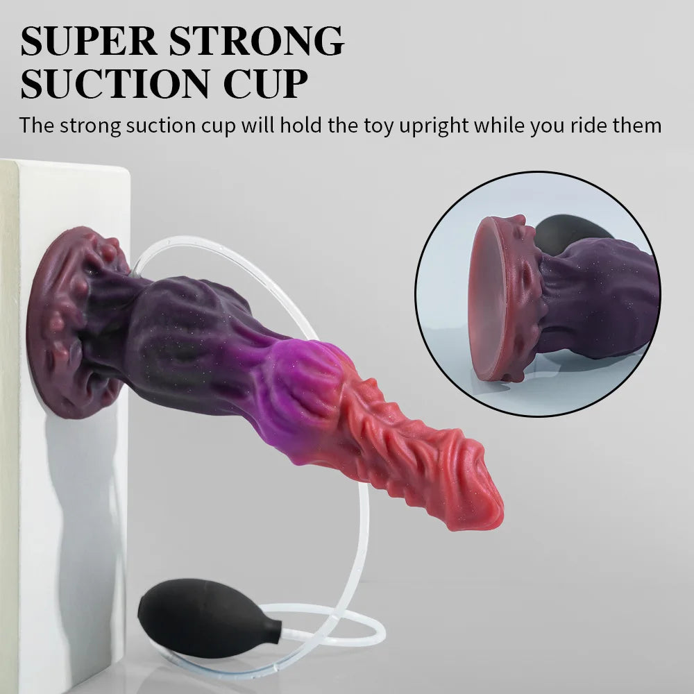 Squirting Monster Dildo with Strong Suction Base