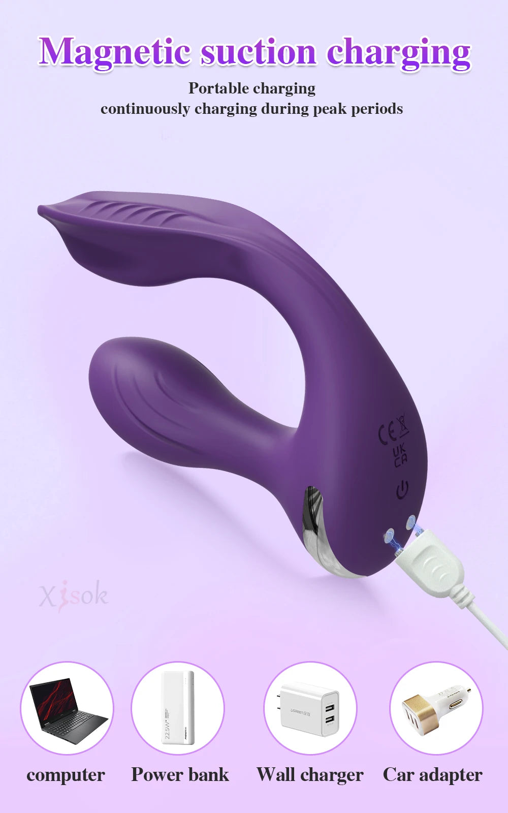 APP-Controlled Dual-Ended Panty Vibrator for Clit & Anal