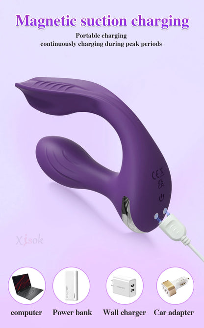 APP-Controlled Dual-Ended Panty Vibrator for Clit & Anal