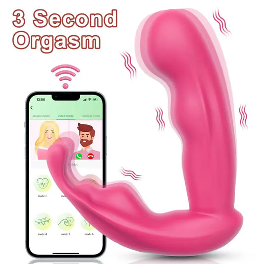 APP-Controlled Rabbit Panty Vibrator for G-Spot & Clit