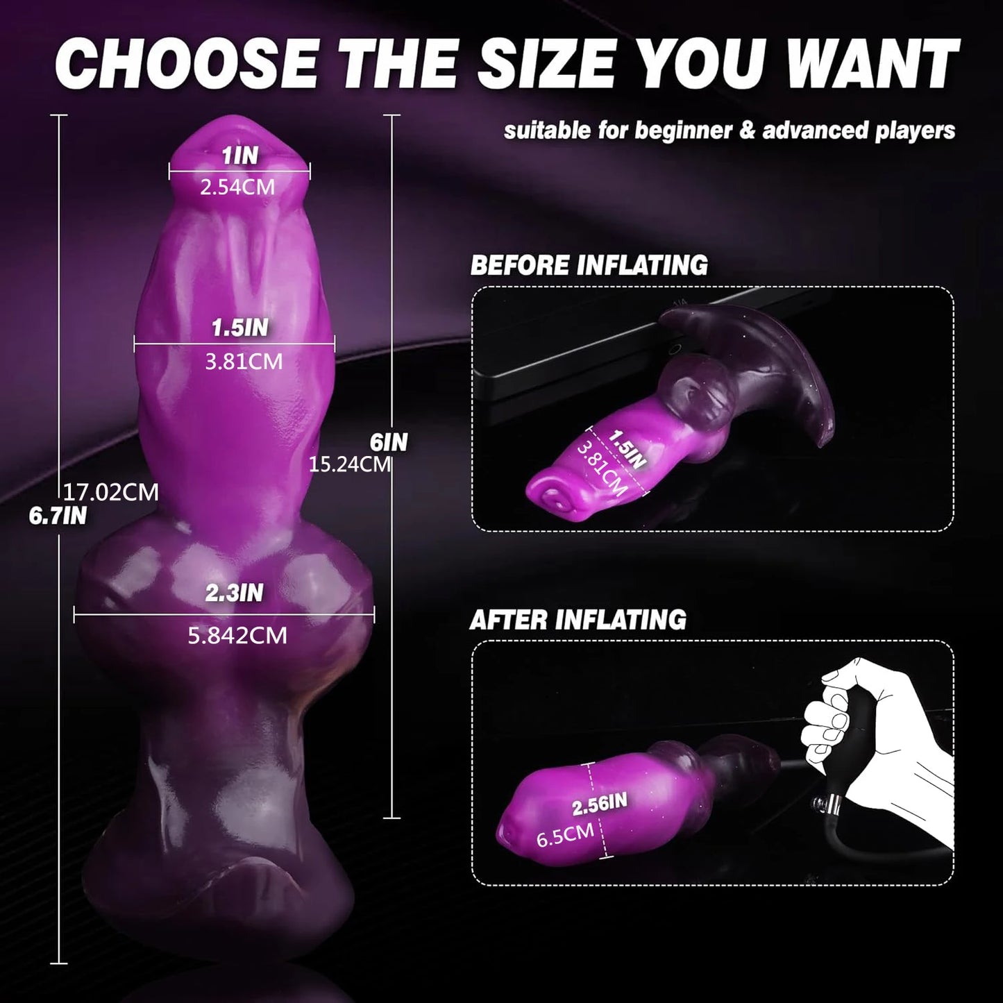 Animal Knot Dildo with Squirting Ejaculation Function