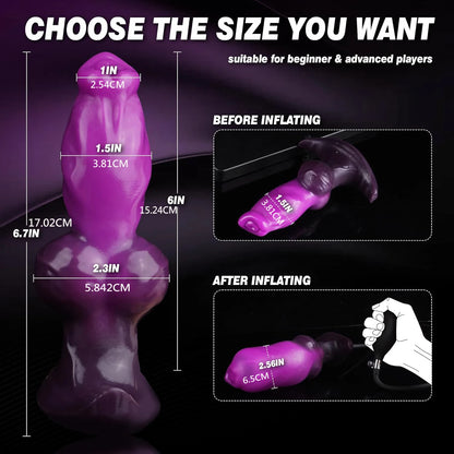 Squirting Monster Dildo with Strong Suction Base