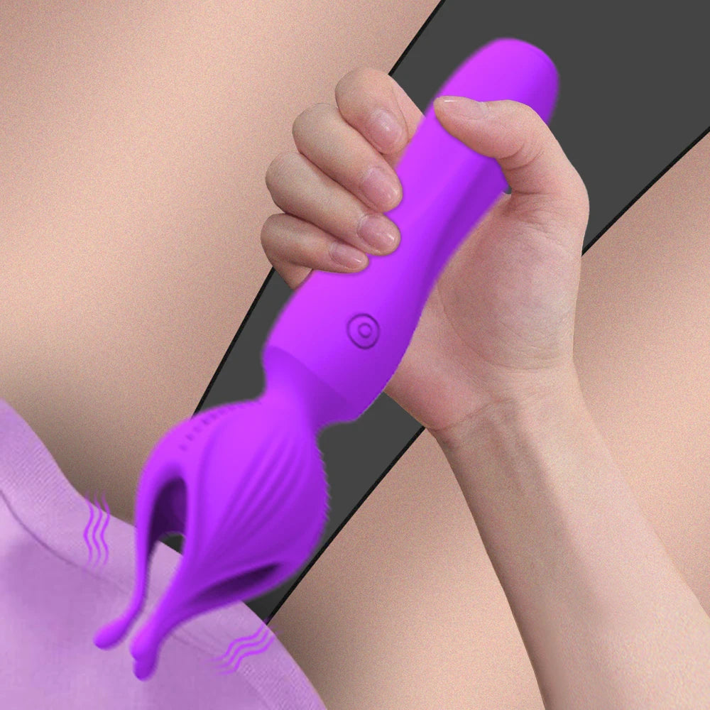 Wiggle Motion Vibrator for Clitoral & Nipple Stimulation