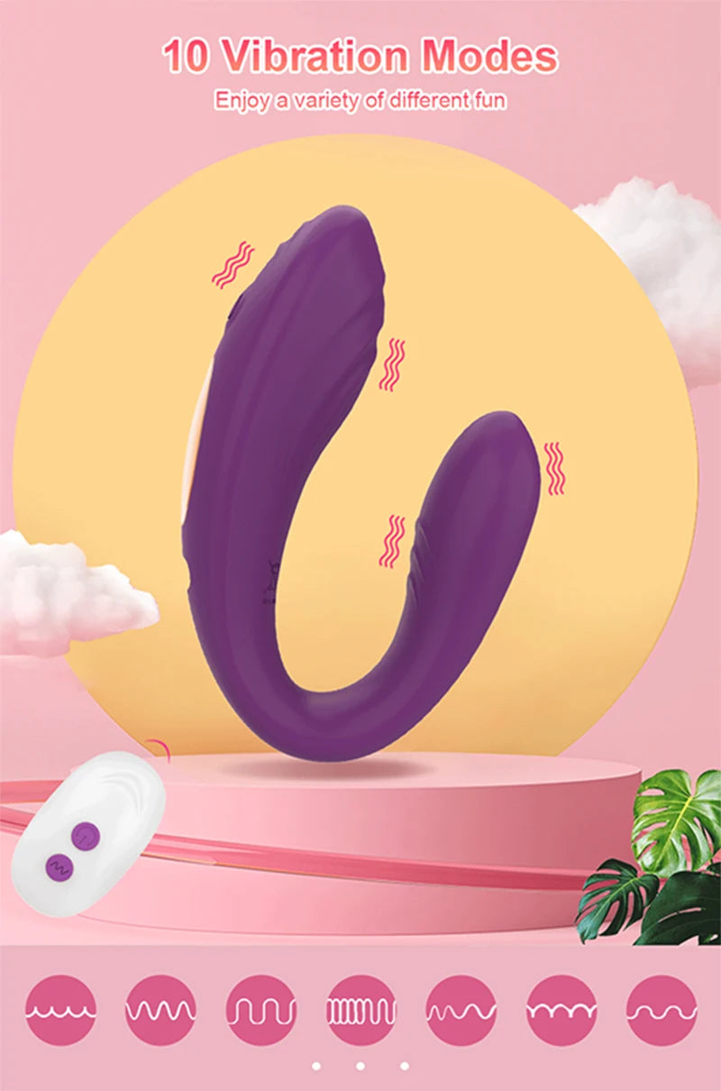 Remote G-Spot & Clitoral Vibrator Panty for Women