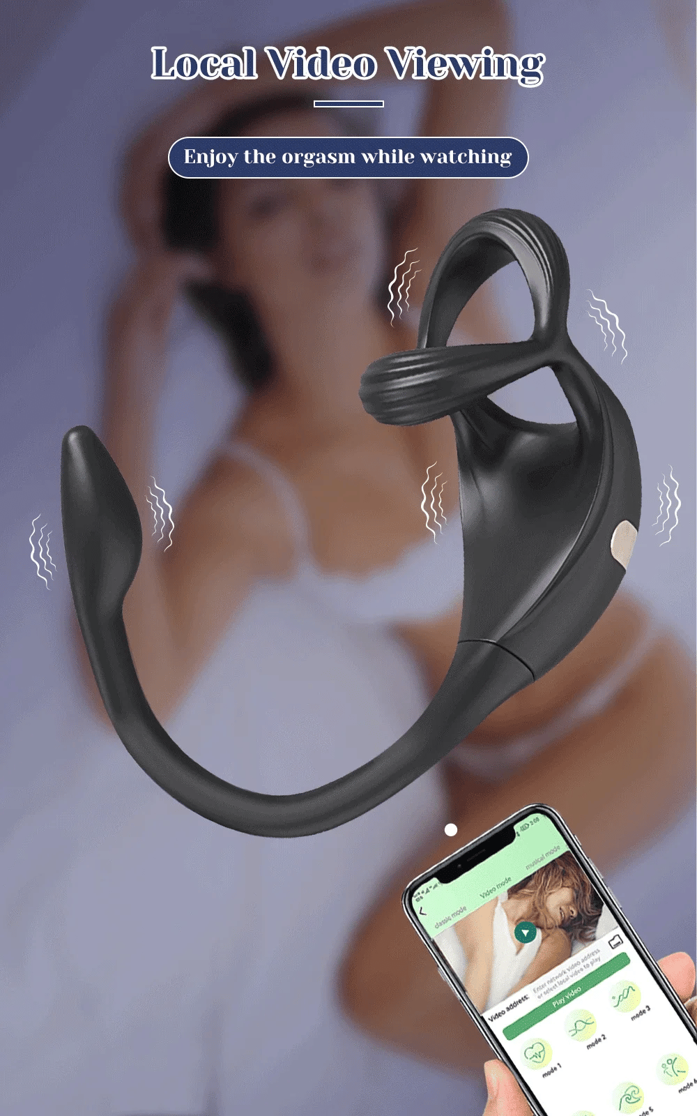 APP Control Beginner Prostate Massager & Vibrating Butt Plug Cock Ring