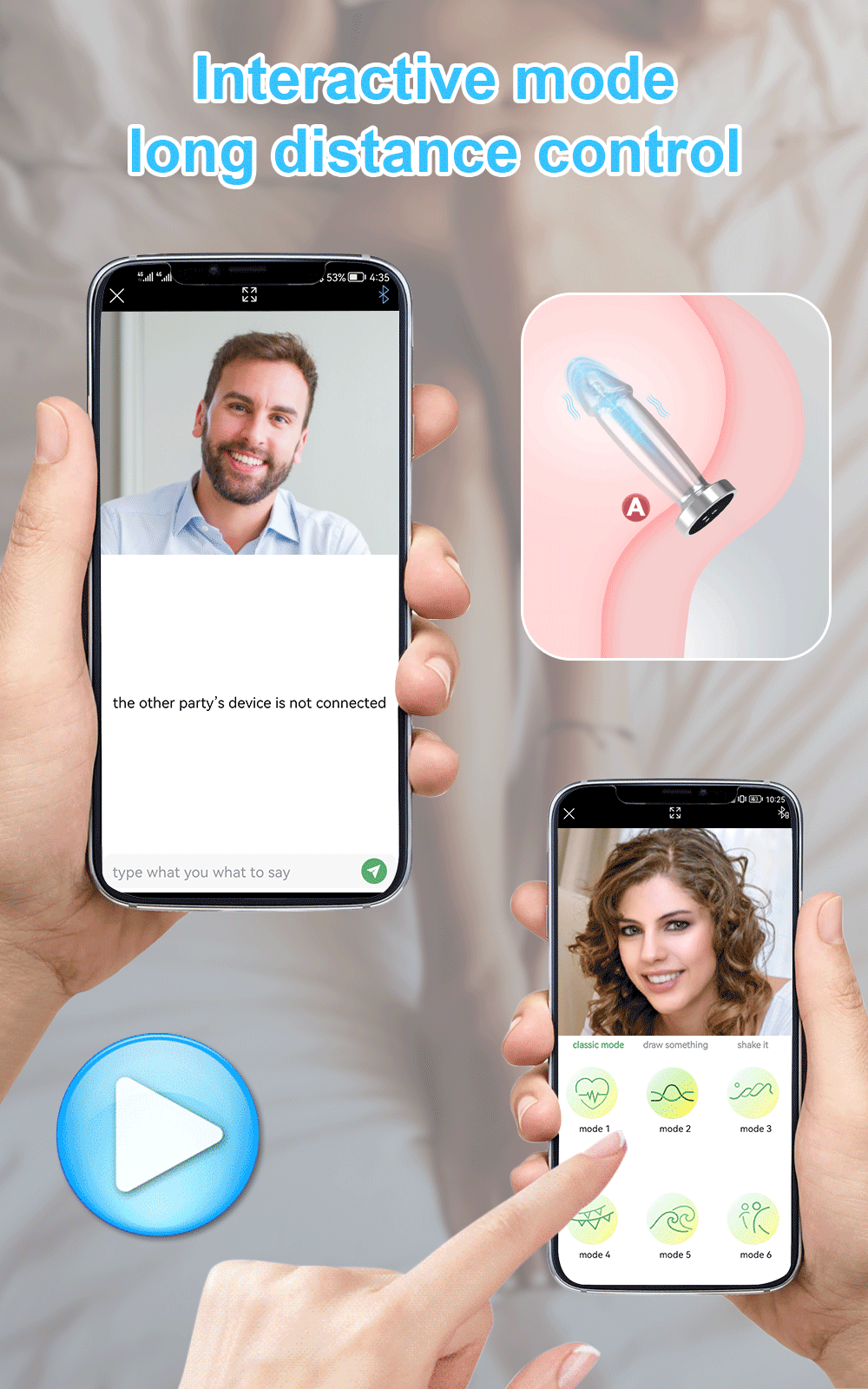 APP Controlled Butt Plug - Stainless Steel & Vibration