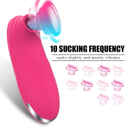 Clitoral Suction Vibrator with Nipple Stimulation