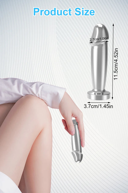 APP Controlled Butt Plug - Stainless Steel & Vibration