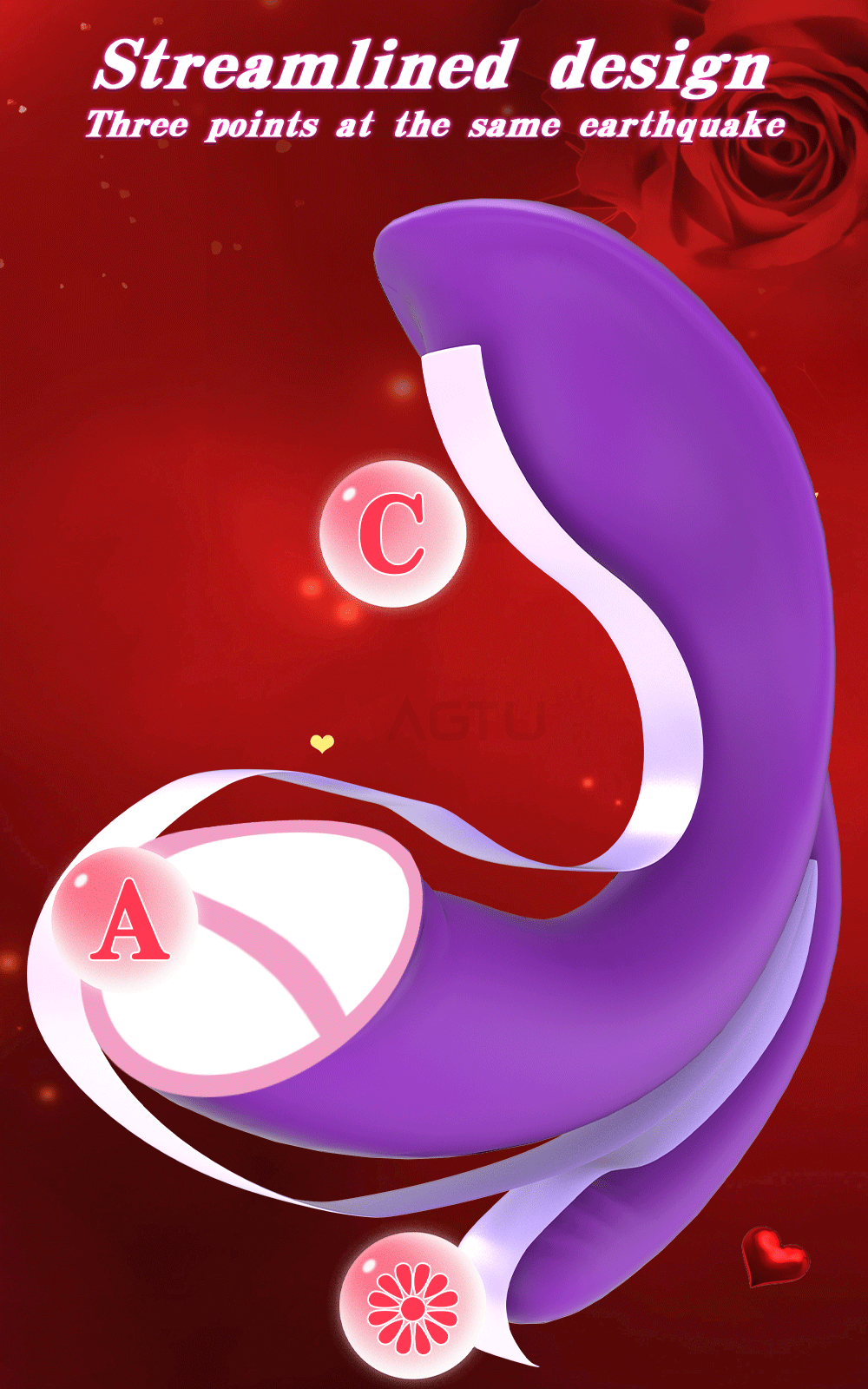 APP-Controlled Wearable Panty for G-Spot & Clitoral Stimulation