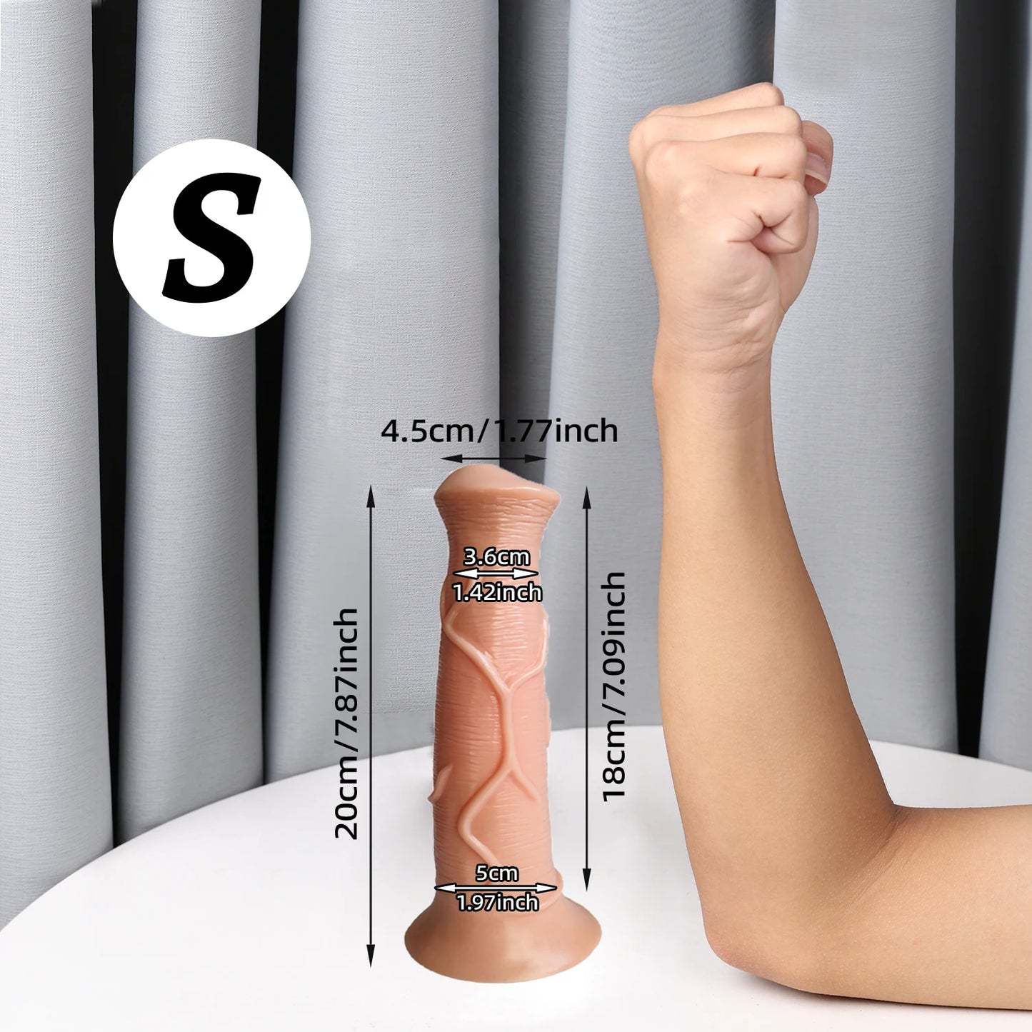 Horse Dildo with Suction Cup - Realistic Animal Toy