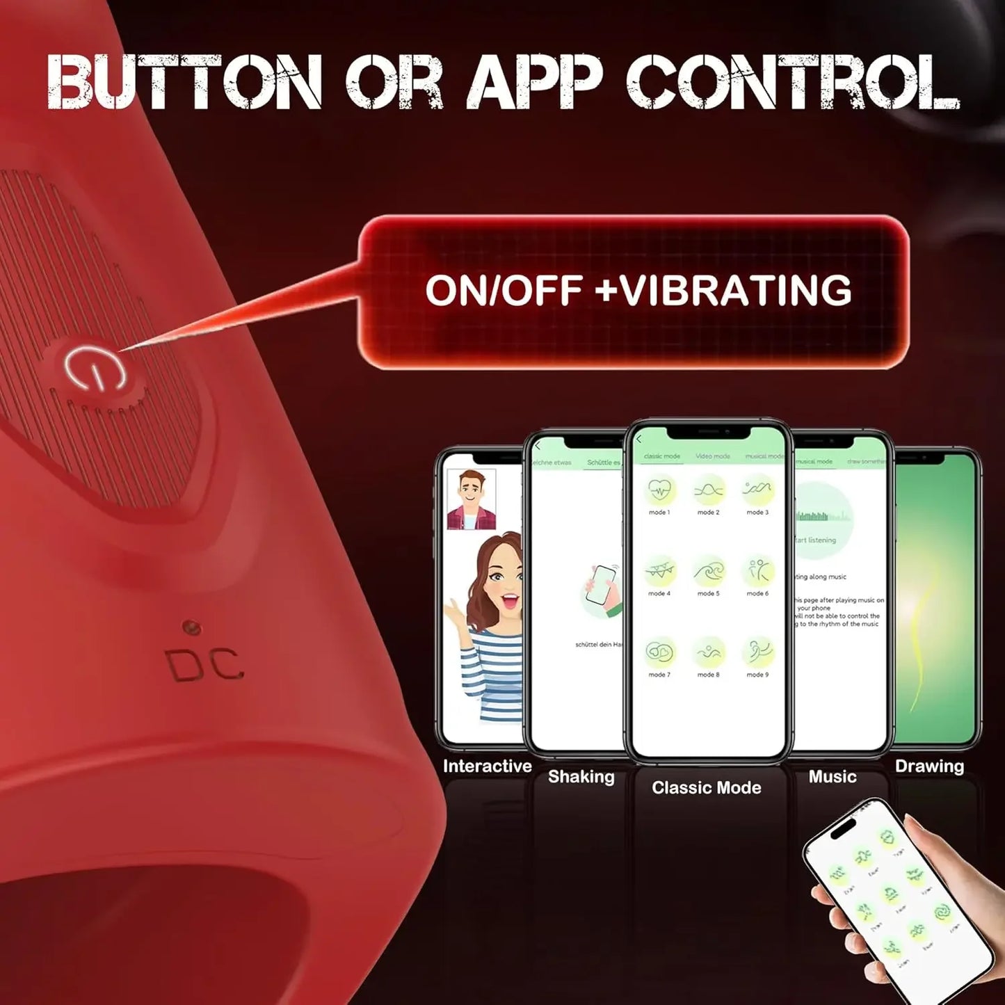 9-Speed Penis Trainer with Vibration & Delay Function