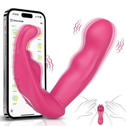 APP-Controlled Rabbit Panty Vibrator for G-Spot & Clit