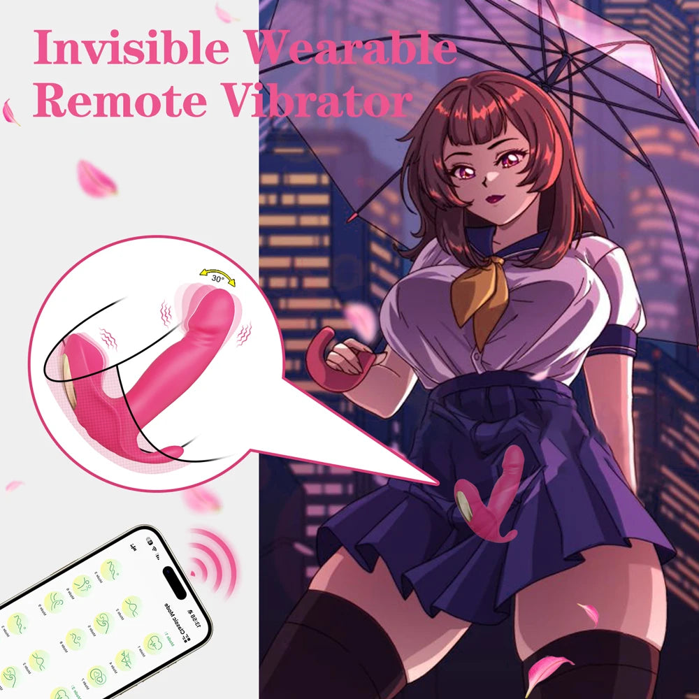 APP Panty Vibrator with Wiggle G-Spot & Clit Stimulation