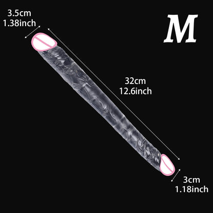 U-Shape Double Head Silicone Dildo for Couples