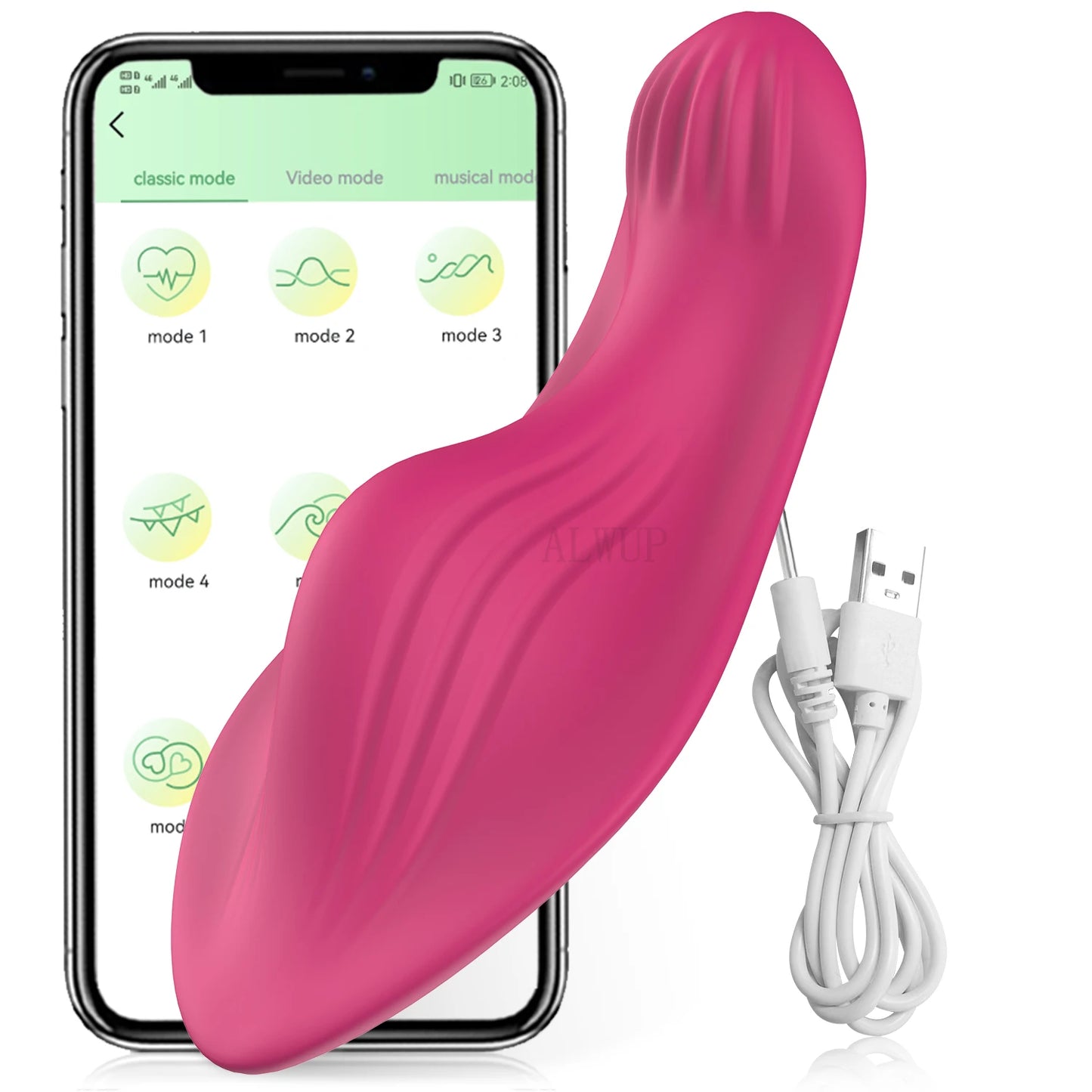 Wearable APP-Controlled Clit Vibrator for Couples & Solo Play