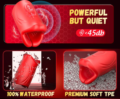 9-Speed Penis Trainer with Vibration & Delay Function