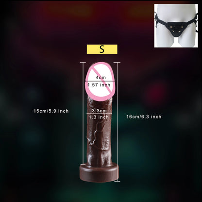 Skin-Feel Realistic Dildo with Suction Cup