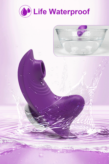 Remote Control Clit Sucker Panty with Magnetic Seal