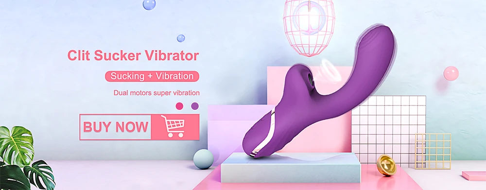 Clitoral Tongue Vibrator with Nipple Suction