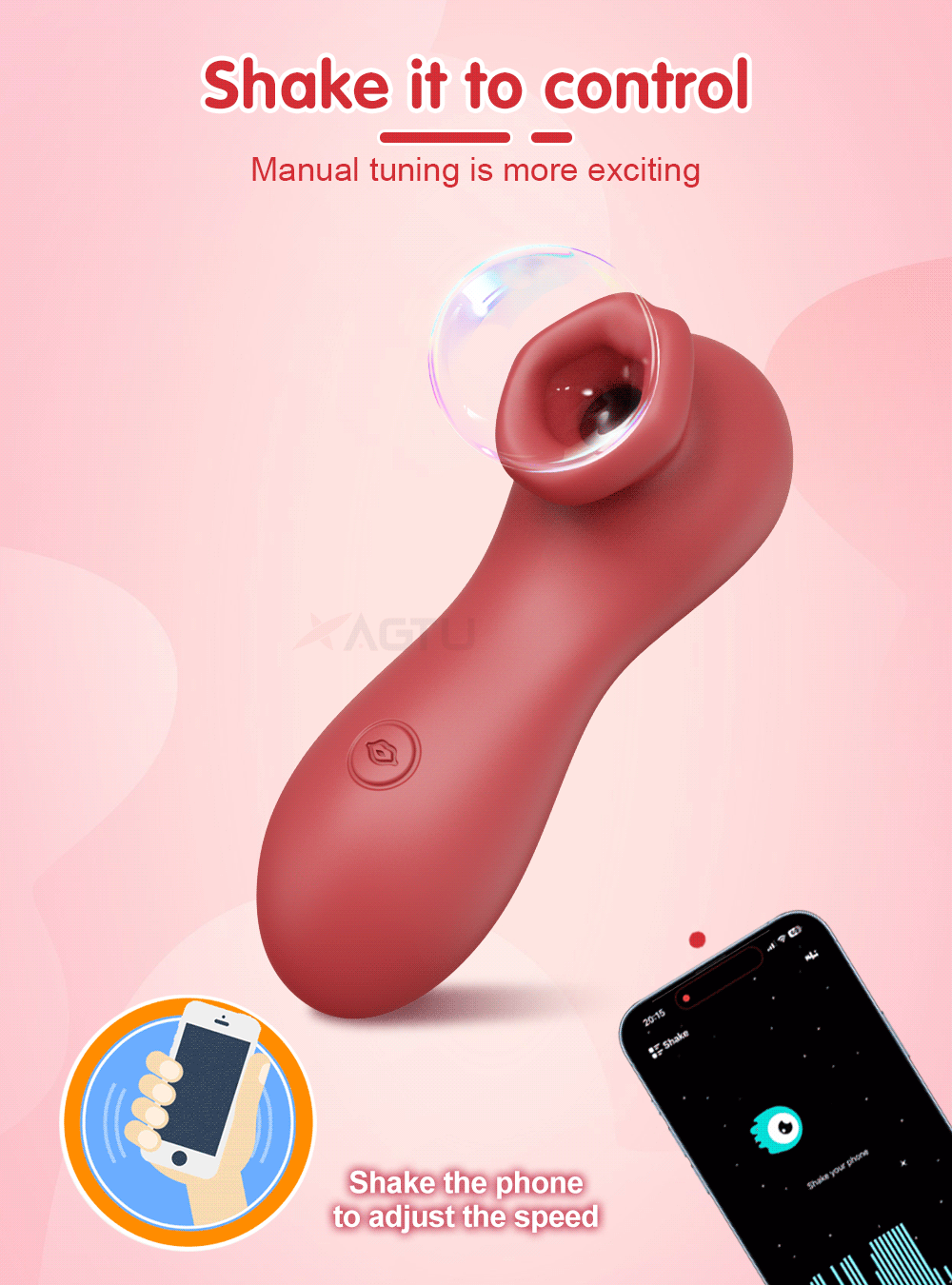 App-Controlled Clitoral Sucker with Vibration & Nipple Stimulation