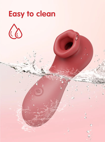 App-Controlled Clitoral Sucker with Vibration & Nipple Stimulation