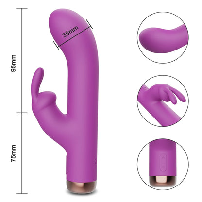 10-Speed Rabbit Vibrator: G-Spot & Clitoris Stimulator