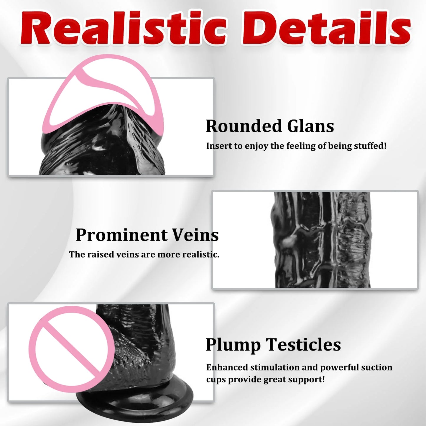 Realistic G-Spot Dildo with Suction Cup