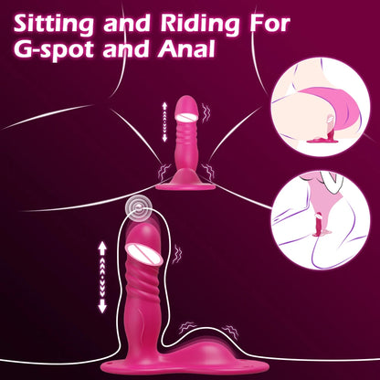 APP-Controlled Grinding Strap-On for G-Spot & Clit
