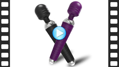 10-Speed Wand Vibrator for Clitoral and Nipple Stimulation