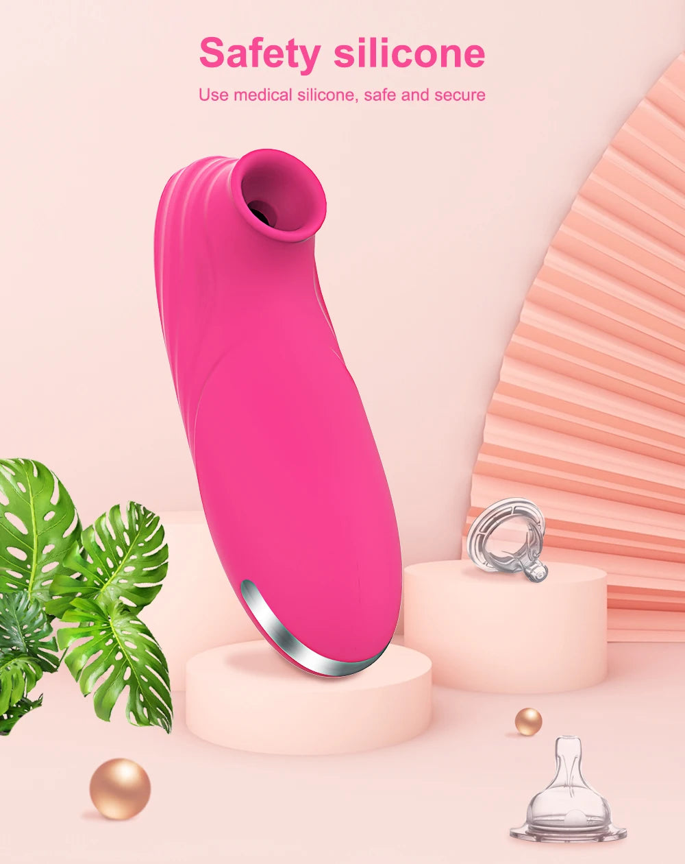 Clitoral Suction Vibrator with Nipple Stimulation