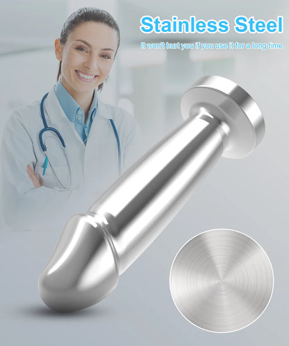 APP Controlled Butt Plug - Stainless Steel & Vibration